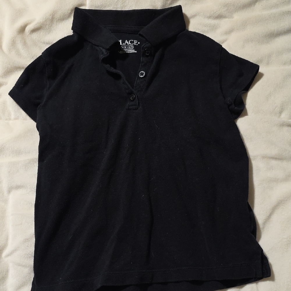 The Children's Place Black Polo Shirt